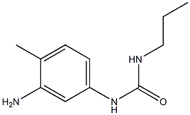 1-(3-amino-4-methylphenyl)-3-propylurea 结构式