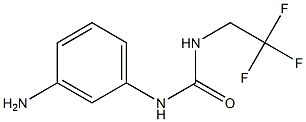 1-(3-aminophenyl)-3-(2,2,2-trifluoroethyl)urea 结构式