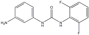 1-(3-aminophenyl)-3-(2,6-difluorophenyl)urea 结构式