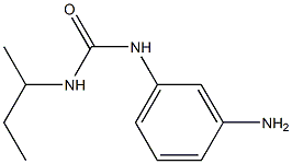 1-(3-aminophenyl)-3-butan-2-ylurea 结构式