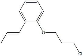 1-(3-chloropropoxy)-2-(prop-1-en-1-yl)benzene 结构式