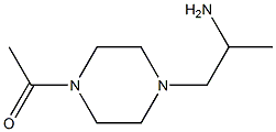 1-(4-acetylpiperazin-1-yl)propan-2-amine 结构式