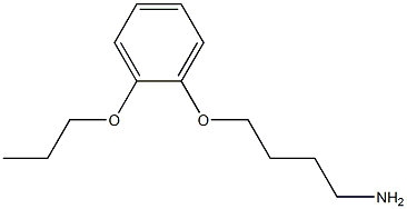 1-(4-aminobutoxy)-2-propoxybenzene 结构式