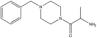 1-(4-benzylpiperazin-1-yl)-1-oxopropan-2-amine 结构式