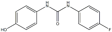 1-(4-fluorophenyl)-3-(4-hydroxyphenyl)urea 结构式