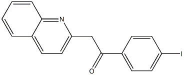 1-(4-iodophenyl)-2-(quinolin-2-yl)ethan-1-one 结构式