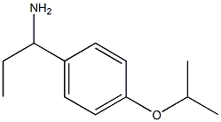 1-(4-isopropoxyphenyl)propan-1-amine 结构式