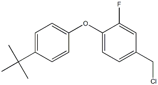 1-(4-tert-butylphenoxy)-4-(chloromethyl)-2-fluorobenzene 结构式