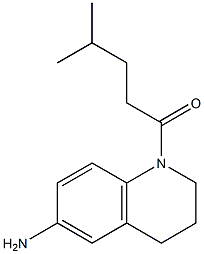 1-(6-amino-1,2,3,4-tetrahydroquinolin-1-yl)-4-methylpentan-1-one 结构式