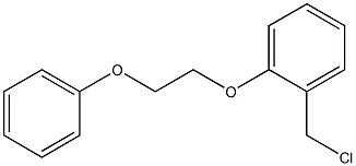 1-(chloromethyl)-2-(2-phenoxyethoxy)benzene 结构式