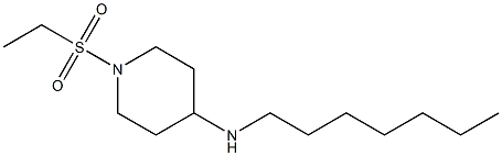 1-(ethanesulfonyl)-N-heptylpiperidin-4-amine 结构式