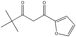 1-(furan-2-yl)-4,4-dimethylpentane-1,3-dione 结构式