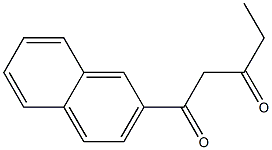 1-(naphthalen-2-yl)pentane-1,3-dione 结构式