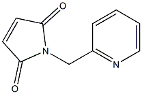 1-(pyridin-2-ylmethyl)-2,5-dihydro-1H-pyrrole-2,5-dione 结构式