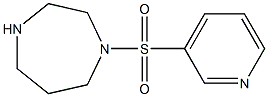 1-(pyridin-3-ylsulfonyl)-1,4-diazepane 结构式