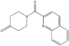 1-(quinolin-2-ylcarbonyl)piperidin-4-one 结构式