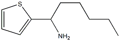 1-(thiophen-2-yl)hexan-1-amine 结构式