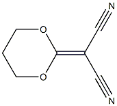 1,3-dioxan-2-ylidenemalononitrile 结构式
