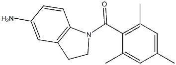 1-[(2,4,6-trimethylphenyl)carbonyl]-2,3-dihydro-1H-indol-5-amine 结构式