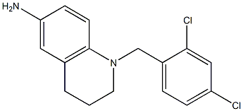 1-[(2,4-dichlorophenyl)methyl]-1,2,3,4-tetrahydroquinolin-6-amine 结构式