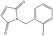 1-[(2-fluorophenyl)methyl]-2,5-dihydro-1H-pyrrole-2,5-dione 结构式