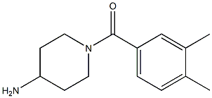 1-[(3,4-dimethylphenyl)carbonyl]piperidin-4-amine 结构式