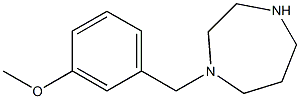 1-[(3-methoxyphenyl)methyl]-1,4-diazepane 结构式