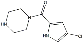 1-[(4-chloro-1H-pyrrol-2-yl)carbonyl]piperazine 结构式