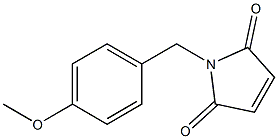1-[(4-methoxyphenyl)methyl]-2,5-dihydro-1H-pyrrole-2,5-dione 结构式