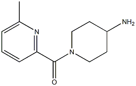 1-[(6-methylpyridin-2-yl)carbonyl]piperidin-4-amine 结构式