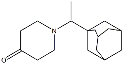 1-[1-(adamantan-1-yl)ethyl]piperidin-4-one 结构式