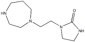 1-[2-(1,4-diazepan-1-yl)ethyl]imidazolidin-2-one 结构式