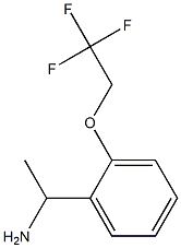 1-[2-(2,2,2-trifluoroethoxy)phenyl]ethanamine 结构式