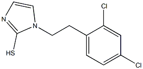 1-[2-(2,4-dichlorophenyl)ethyl]-1H-imidazole-2-thiol 结构式