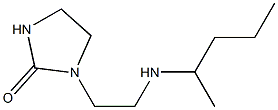 1-[2-(pentan-2-ylamino)ethyl]imidazolidin-2-one 结构式
