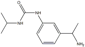 1-[3-(1-aminoethyl)phenyl]-3-propan-2-ylurea 结构式