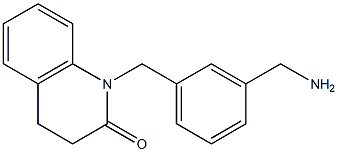 1-[3-(aminomethyl)benzyl]-3,4-dihydroquinolin-2(1H)-one 结构式