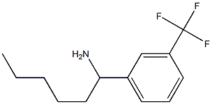1-[3-(trifluoromethyl)phenyl]hexan-1-amine 结构式