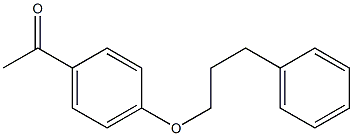 1-[4-(3-phenylpropoxy)phenyl]ethan-1-one 结构式