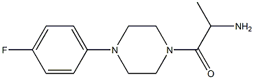 1-[4-(4-fluorophenyl)piperazin-1-yl]-1-oxopropan-2-amine 结构式