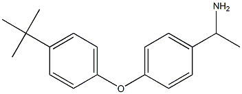 1-[4-(4-tert-butylphenoxy)phenyl]ethan-1-amine 结构式