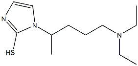 1-[4-(diethylamino)-1-methylbutyl]-1H-imidazole-2-thiol 结构式