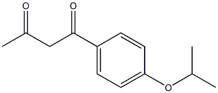 1-[4-(propan-2-yloxy)phenyl]butane-1,3-dione 结构式