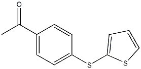 1-[4-(thiophen-2-ylsulfanyl)phenyl]ethan-1-one 结构式