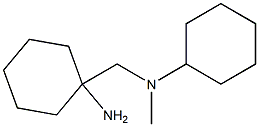 1-{[cyclohexyl(methyl)amino]methyl}cyclohexan-1-amine 结构式