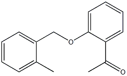 1-{2-[(2-methylphenyl)methoxy]phenyl}ethan-1-one 结构式