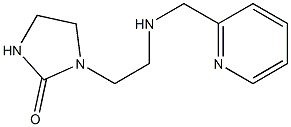 1-{2-[(pyridin-2-ylmethyl)amino]ethyl}imidazolidin-2-one 结构式