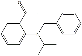 1-{2-[benzyl(propan-2-yl)amino]phenyl}ethan-1-one 结构式