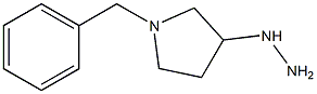 1-benzyl-3-hydrazinylpyrrolidine 结构式