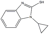 1-cyclopropyl-1H-1,3-benzodiazole-2-thiol 结构式